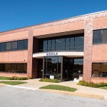 Front of the office building